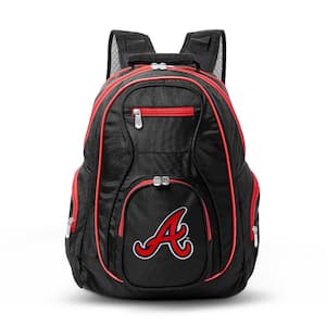 MLB Atlanta Braves 19 in. Black Trim Color Laptop Backpack