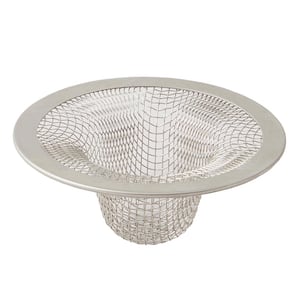 2-1/4 in. Mesh Bath Sink Strainer in Stainless Steel