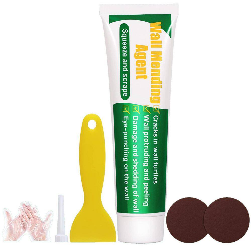100g Wall Repair Patch Kit with Scraper, Drywall Mending Agent for ...