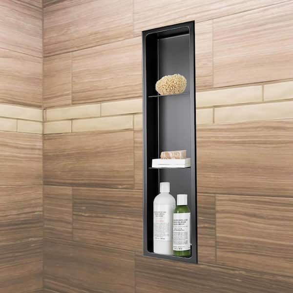 50 Tile Shower Niche Ideas and Shelf Designs for Your Bathroom Planning 