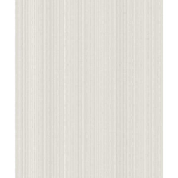 Unbranded Boutique Collection Cream Shimmery Vertical Stripe Non-pasted Paper on Non-woven Wallpaper Sample