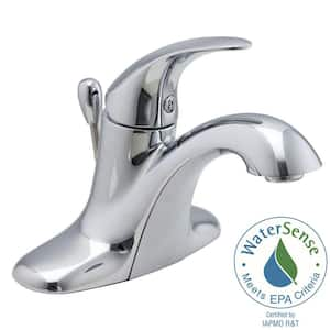 Serrano 4 in. Centerset Single-Handle Bathroom Faucet in Polished Chrome