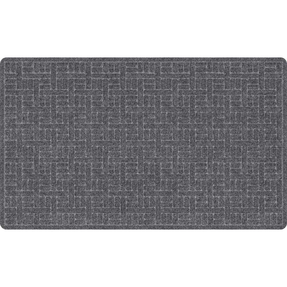 TrafficMaster Safeguard Plush Grey 36 in. x 60 in. Commercial Mat 6068017013x5 The Home Depot