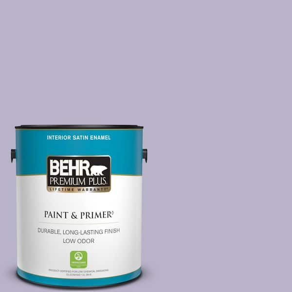 BEHR PREMIUM PLUS 1 gal. #S570-3 Bohemianism Satin Enamel Low Odor Interior Paint & Primer