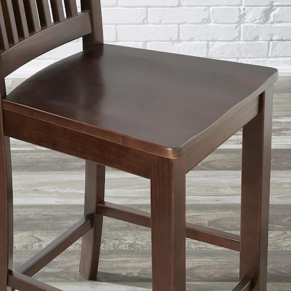 StyleWell 38.59 in. Scottsbury Dark Chocolate Brown Wood