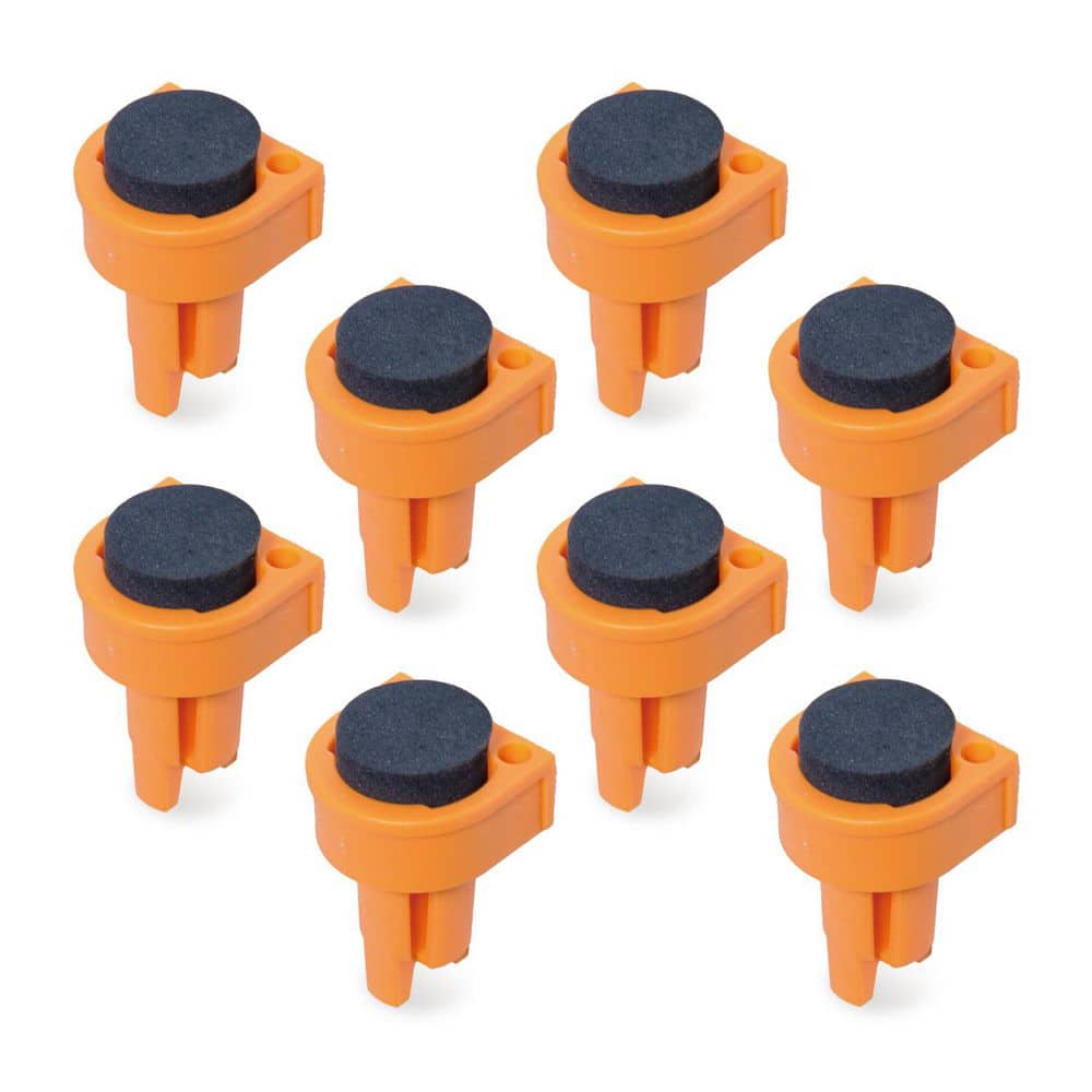 Deluxe Bench Dog Non Marring Durable Nylon with Grommet Bench Brake Inserts for 3/4 in. Dog Holes (8-Pack) price history on PriceWatchPro