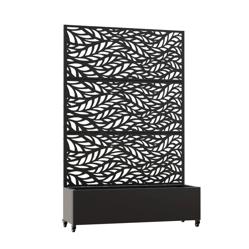 6 ft. H x 4 ft. W Metal Planter Box with Trellis Black price history on PriceWatchPro