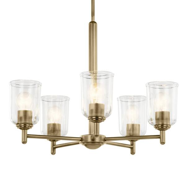 Kichler Shailene 5-Light Gold Traditional Chandelier