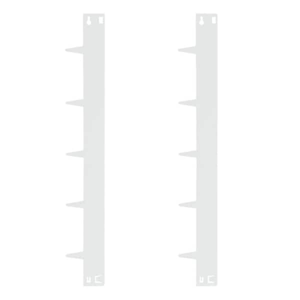 42 in. x 5 in. x 0.2 in. White Steel Landscape Edging with Rust-Resistant and Waterproof Metal Border (2-Piece)