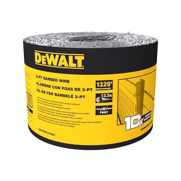 1320 ft. 12-1/2 Gauge Galvanized Steel 2-Point Barbed Wire