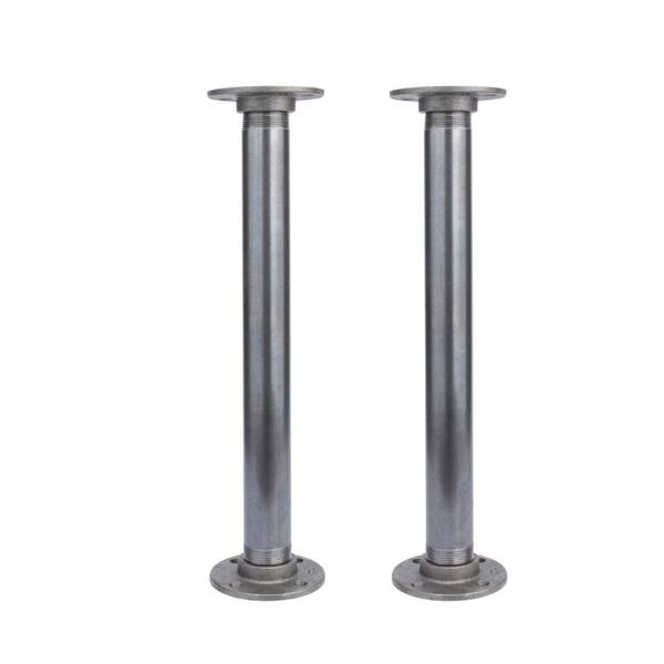 Industrial Steel Black Pipe Table Legs, Pipe Decor Table Legs
