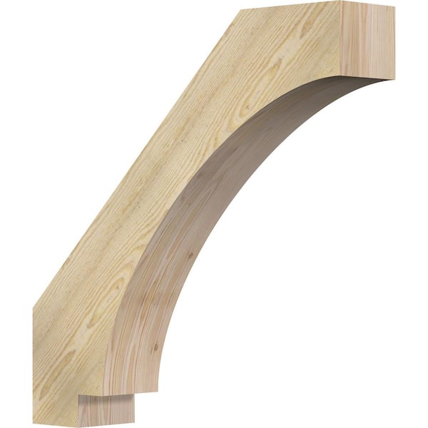 Ekena Millwork 6"W x 30"D x 30"H Imperial Rough Sawn Knee Brace, Douglas Fir