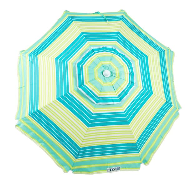 Rio 6 ft. Umbrella with Wind Vent, Tilt, Anchor and Half Mesh Carry Bag