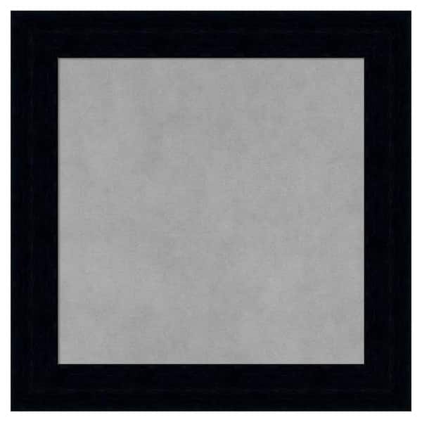 Amanti Art Tribeca Black 20 in. x 20 in. Framed Magnetic Board