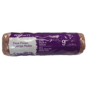 9 in. Sponge Faux Finish Paint Roller Cover