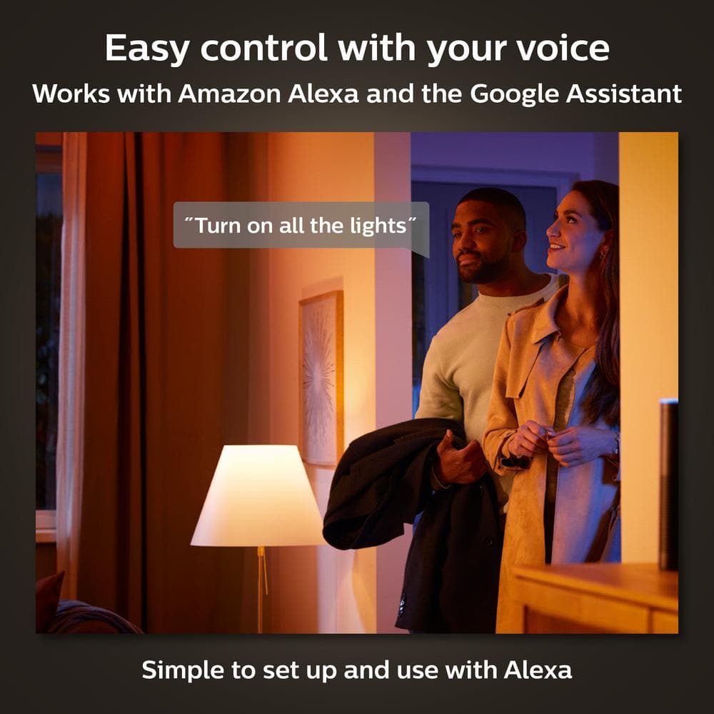 Philips Hue 100W Multicolor Smart LED Light Bulb