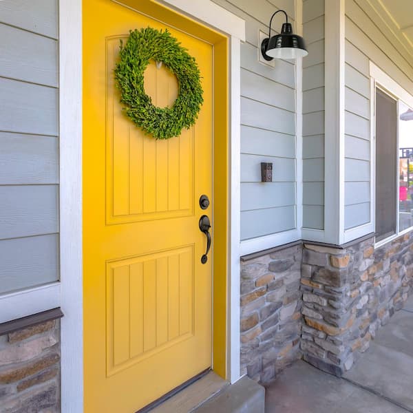 Mason 1-Light Satin Black Outdoor Wall Light Sconce