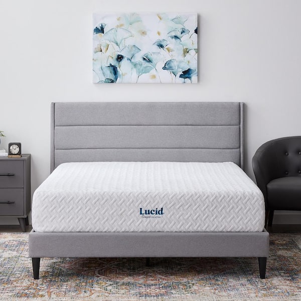 Lucid Comfort Collection SureCool 12in. Firm Gel Memory Foam Tight Top Twin Mattress
