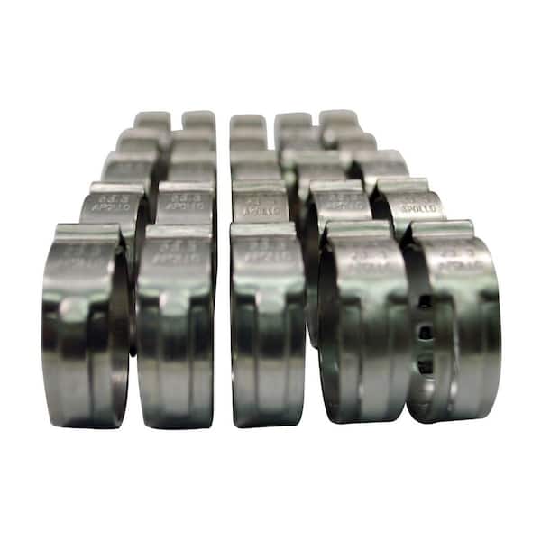 Apollo 3/4 in. Stainless Steel PEX-B Barb Pinch Clamp (25-Pack)