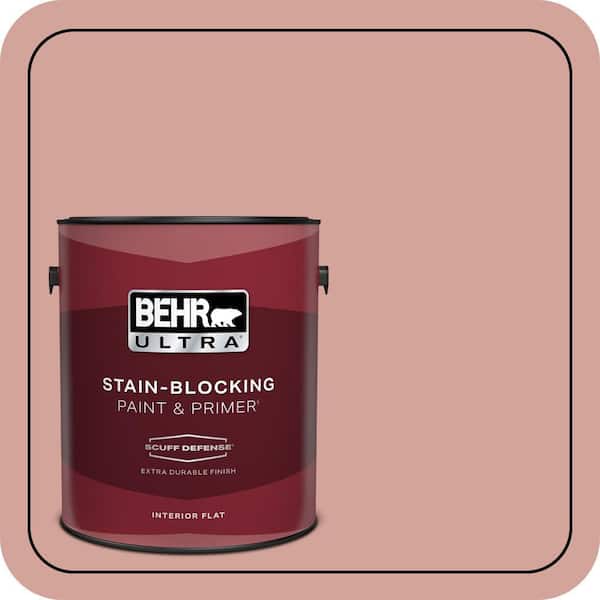 BEHR ULTRA 1 gal. #S160-3 Bubble Shell Extra Durable Flat Interior Paint & Primer