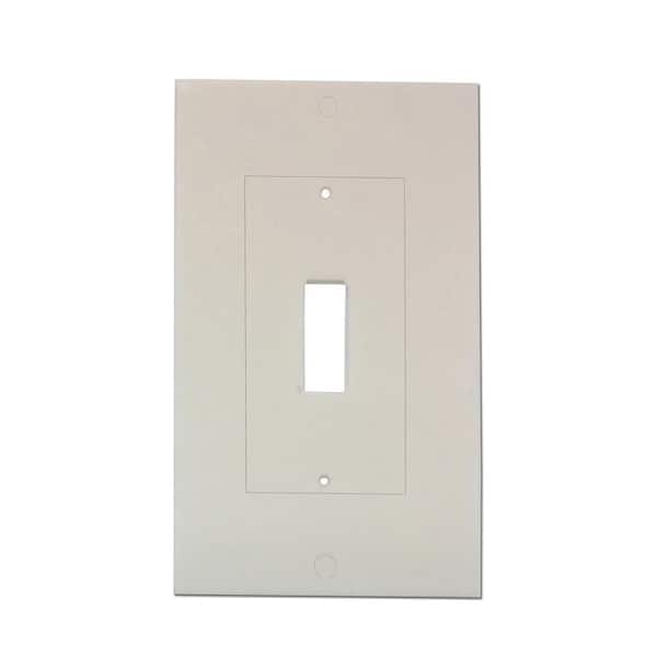 M-D Building Products White Light Switch Sealers for Standard & Rocker Switches
