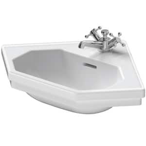 1930 Series 7.625 in. Bathroom Sink in White Ceramic