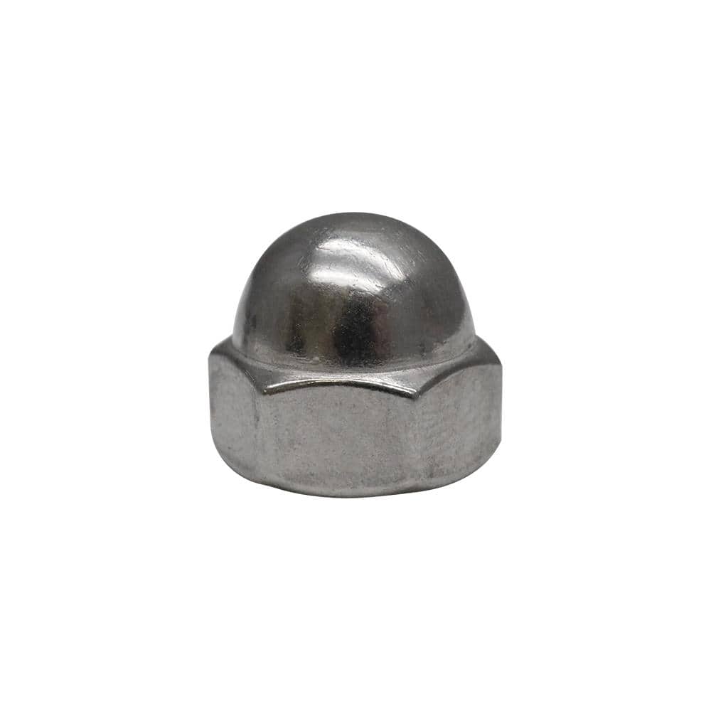 Qty 10 Brass Solid Hex Acorn Cap Nut UNC #10-24 