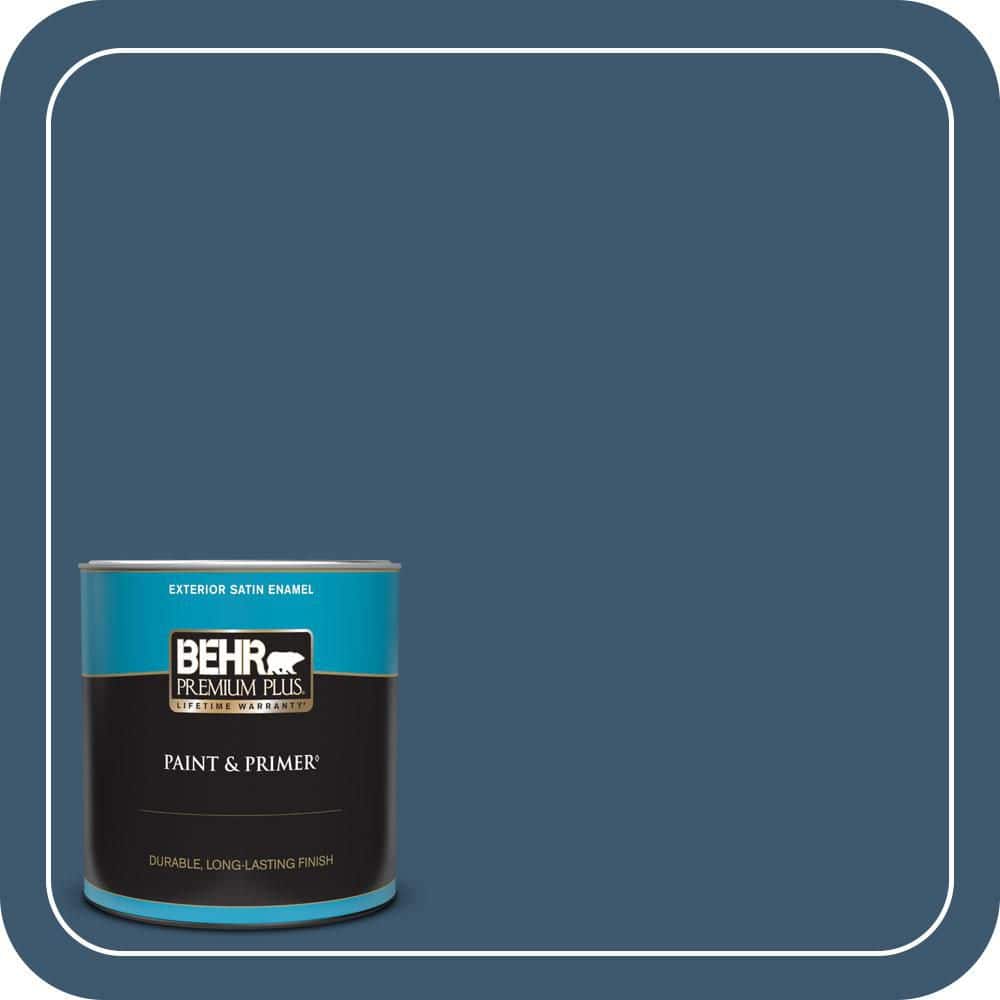 1 qt. #BXC-24 Atlantic Tide Satin Enamel Exterior Paint & Primer price history on PriceWatchPro