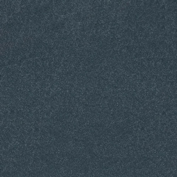 House Party I - Denim - Blue 15 ft. 37.4 oz. Polyester Texture Installed Carpet