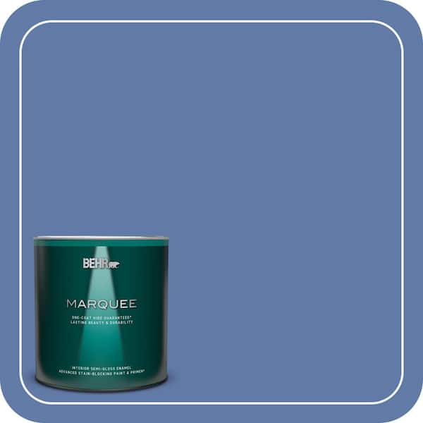 BEHR MARQUEE 1 qt. #M540-6 Miracle Elixir One-Coat Hide Semi-Gloss Enamel Interior Paint & Primer
