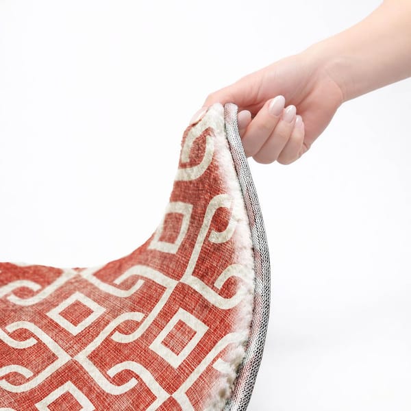 Dream Shag Premium Machine Washable Abstract ADS621 Red 2 ft. x 3 ft. Accent Rug