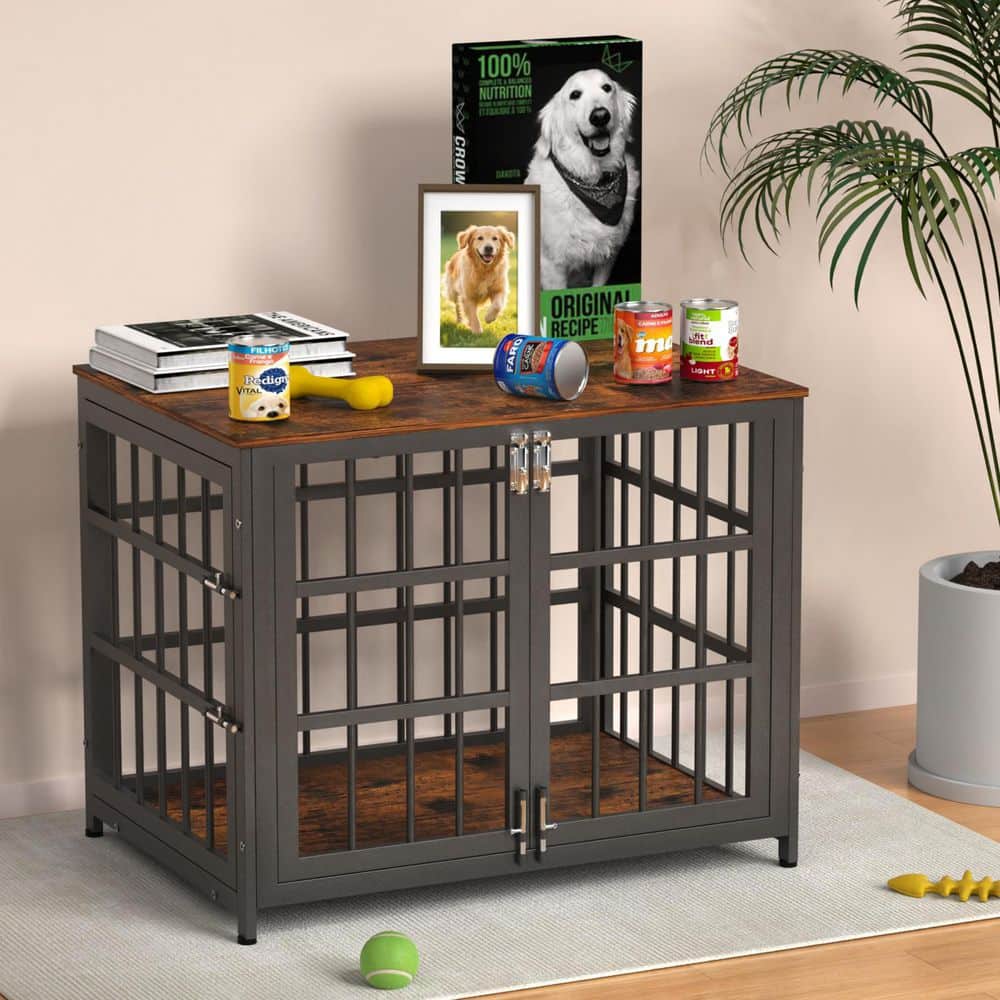 Natural Wood Color 27 in. Accent Cabinet Office Storage Cabinet with Double-Sided Opening price history on PriceWatchPro