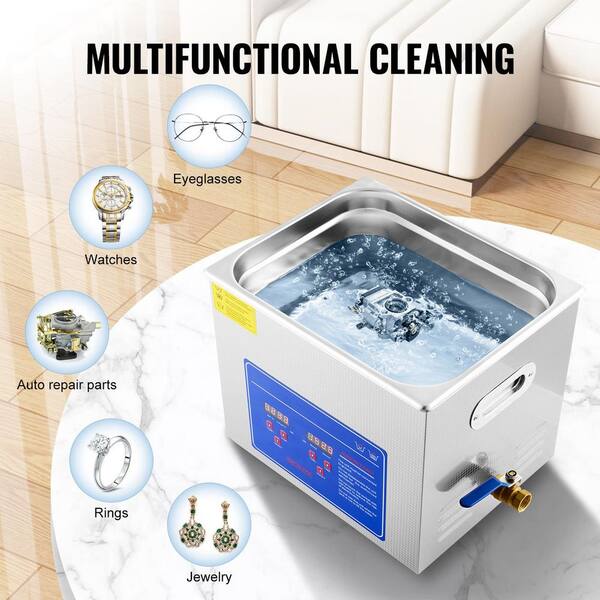 SKYSHALO Ultrasonic Machine 3L with Digital Timer & Heater