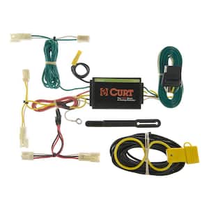 Custom Vehicle-Trailer Wiring Harness, 4-Way Flat Output, Select Pontiac Vibe, Quick Electrical Wire T-Connector