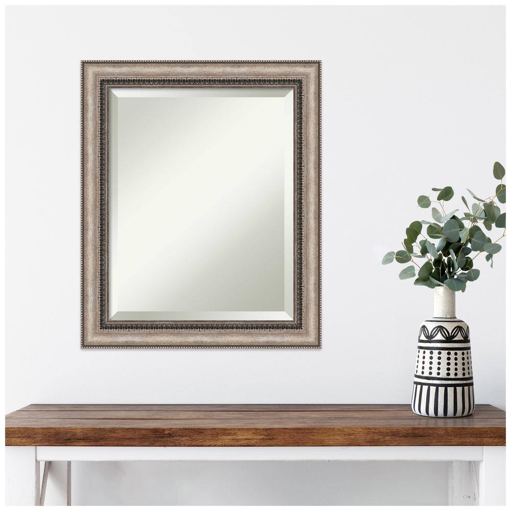 Lyla Ornate Silver Antique Framed Wall Mirror 20.25 x 24.25 Inches