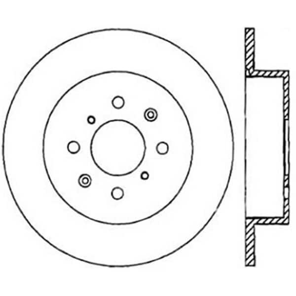 Centric Parts Disc Brake Rotor 2002-2003 Honda Civic 2.0L