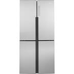 16.4 cu. ft. Quad French Door Freezer Refrigerator in Fingerprint Resistant Stainless Steel