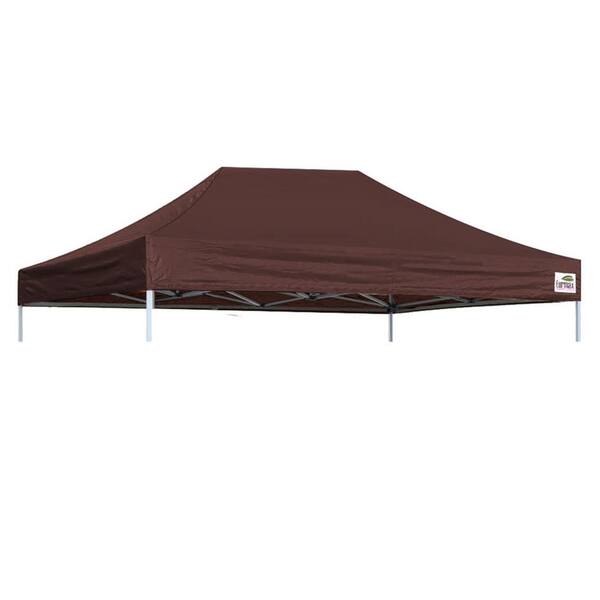 Terracemaster USA Pop Up 10 ft. x 15 ft. Replacement Canopy Tent Top Cover, Instant Ez Canopy Top Cover ONLY (Brown)