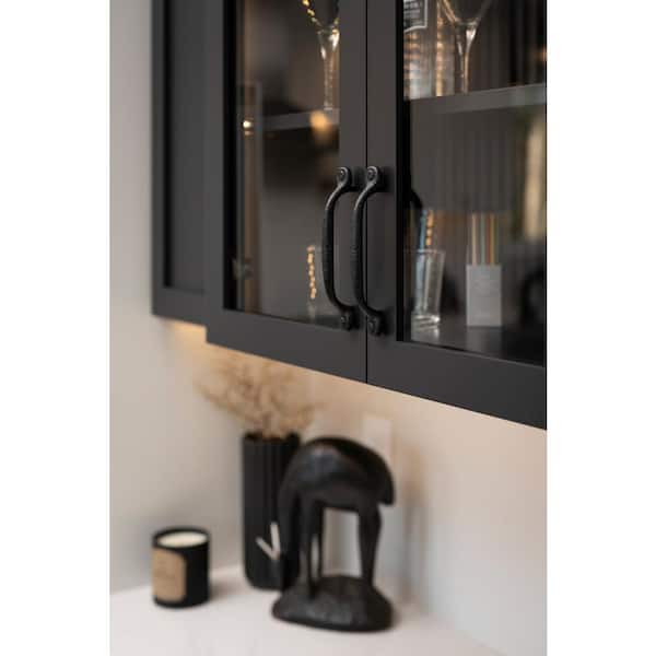 HICKORY HARDWARE Refined Rustic 3 in. Modern Black Iron