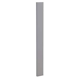 Washington Veiled Gray Plywood Shaker Assembled Kitchen Cabinet Filler Strip 3 in W x 0.75 in D x 84 in H