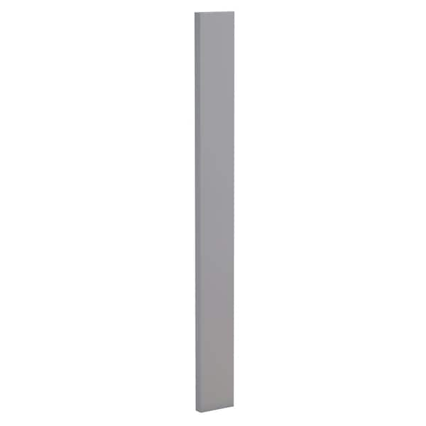 6 in. W x 0.75 in. D x 36 in. H Kitchen Cabinet Filler in Pearl Gray