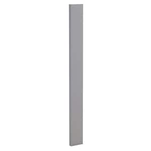 6 in. W x 0.75 in. D x 96 in. H Kitchen Cabinet Tall Filler in Pearl Gray