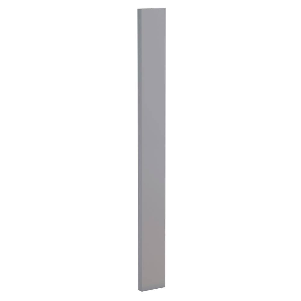 MILL'S PRIDE Richmond Vesuvius Gray Plywood Shaker Assembled Kitchen Filler Strip 6 in W