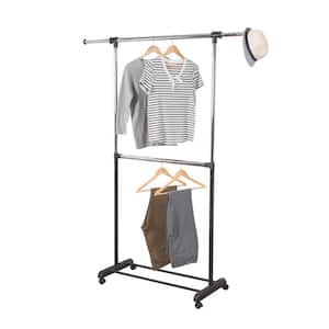 Chrome Steel Clothes Rack 60 in. W x 73 in. H