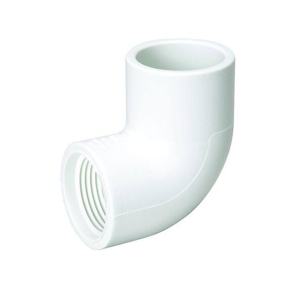 Mueller Streamline 1/2 in. PVC Schedule 40 Pressure 90-Degree S x FPT Elbow