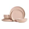 StyleWell Taryn Melamine Dinnerware Set in Matte Aged Clay (Service for 4) AA54SETACL