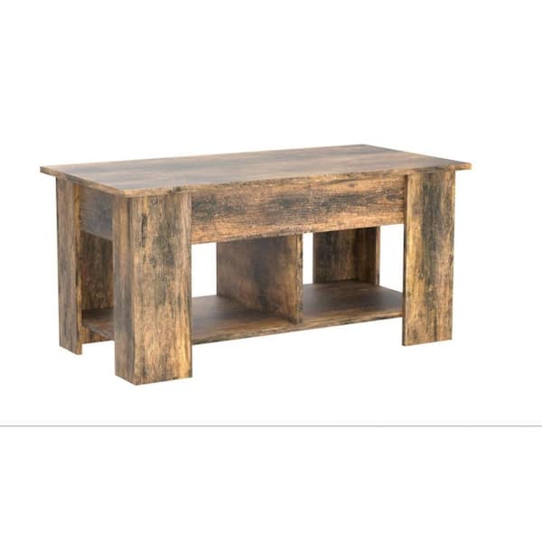 Rustic Handmade Solid Wood Sleeper Coffee Table Xtra Large Xtra Wide  Version 