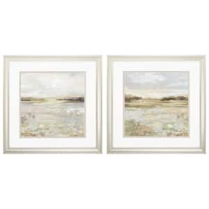 18 in. X 18 in. Champagne Gold Gallery Picture Frame Sunset (Set of 2)