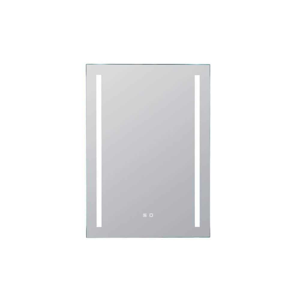 Tahanbath 20 in. W x 30 in. H H Frameless LED Bathroom Vanity Mirror in