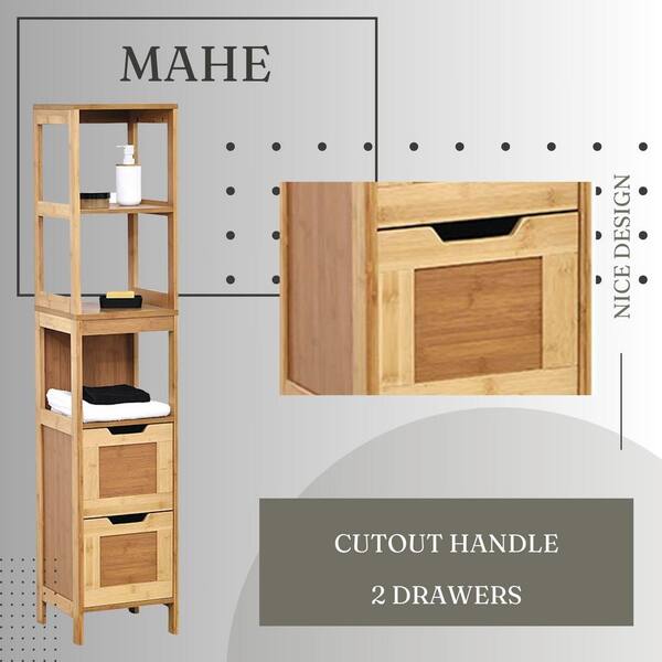 11.81 in. L x 6.89 in. W x 66.73 in. H Swivel Storage Cabinet